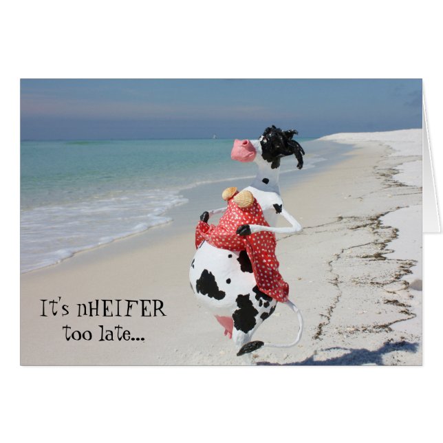 This cow always tries to enCOWrage UDDERS! (Front Horizontal)