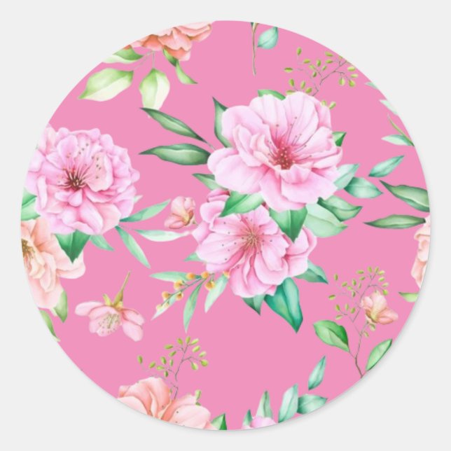 This Crafts & Party Supplies Gift Wrapping Supplie Classic Round Sticker (Front)