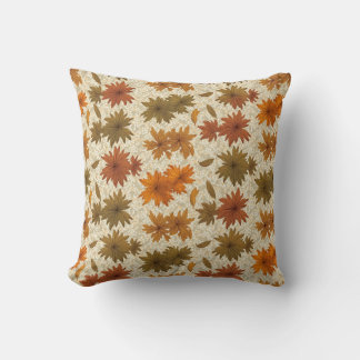 This cushion conveys the emotions of fall.