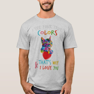 This Cute Autism Awareness Cat design with a beaut T-Shirt