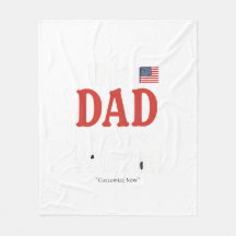 This Dad is a Veteran Blanket – Heartfelt Gift