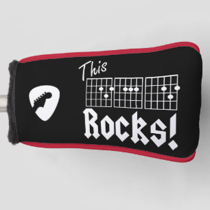 This Dad Rocks! Fun guitar chord putter cover