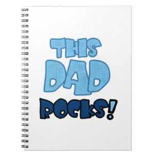 This Dad Rocks Gifts Notebook