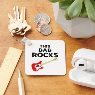 This Dad Rocks Keychain