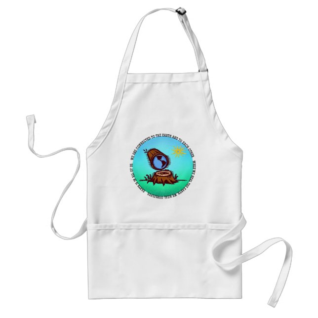 This design features an image of the Planet Earth Standard Apron (Front)