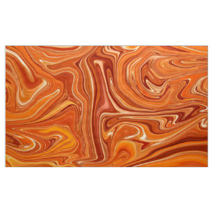 This Digital Orange Marbled Texture9 Fabric