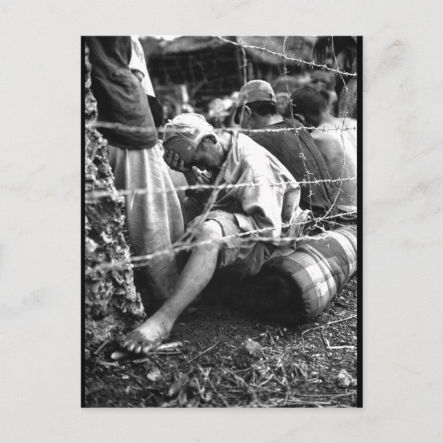 This disconsolate Japanese prisoner_War Image Postcard (Front)