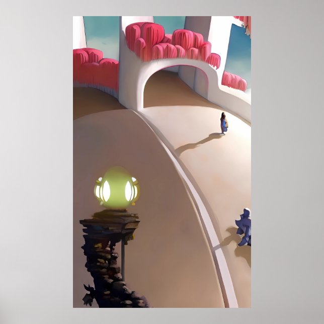 This Dreaming Is Her Trip, Not Her Destination Art Poster (Front)