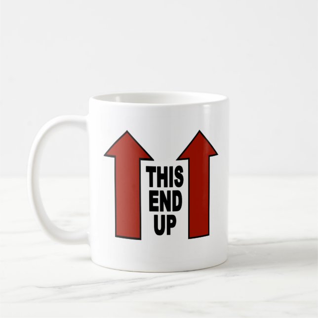 THIS END UP MUG (Left)