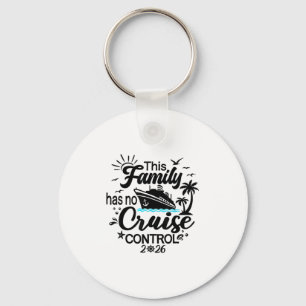 This Family Cruise Has No Control 2026  Keychain