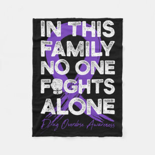 This Family Drug Overdose Warrior  Fleece Blanket