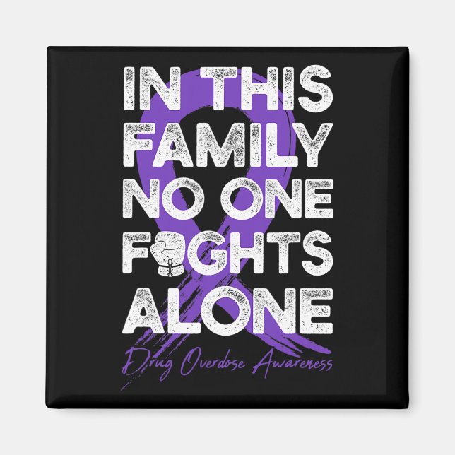 This Family Drug Overdose Warrior  Magnet (Front)