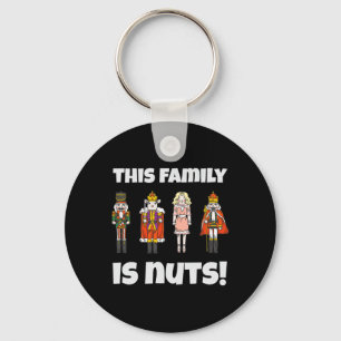 This Family Is Nuts Nutcracker Squad Matching Xmas Keychain