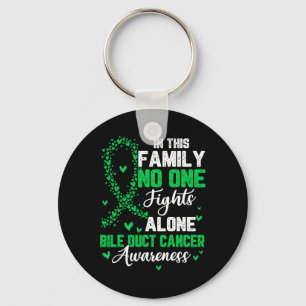 This Family Nobody Fight Alone Bile Duct Cancer Aw Keychain