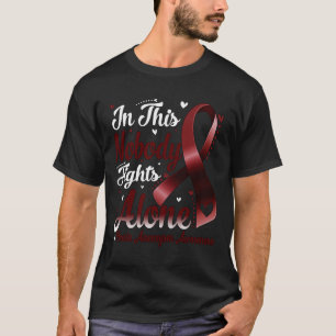 This Family Nobody Fight Alone Brain Aneurysm Awar T-Shirt