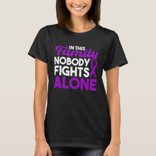 This Family Nobody Fights Alone Epilepsy Awareness T-Shirt