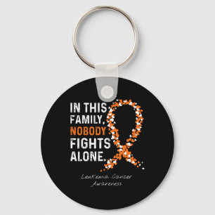 This Family Nobody Fights Alone Leukaemia Cancer A Keychain