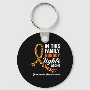 This Family Nobody Fights Alone Leukaemia Cancer A Keychain