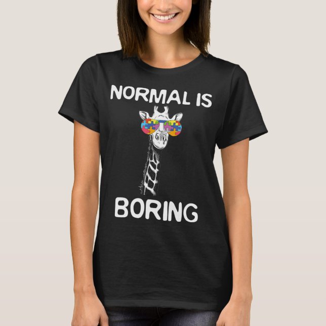 This funny graphic design features giraffe with co T-Shirt (Front)