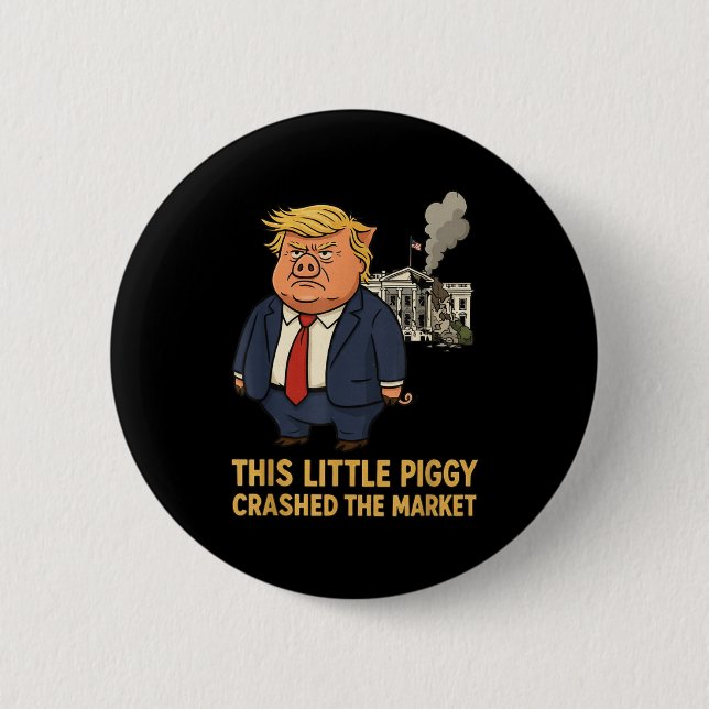This Ggy Crashed The Market Funny Quote  2 Inch Round Button (Front)