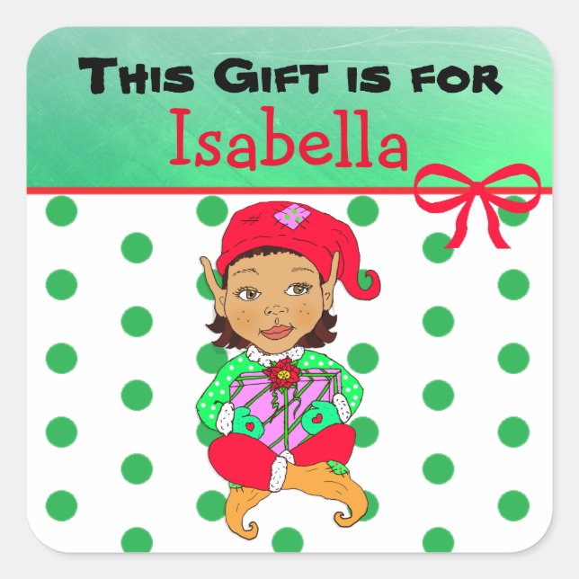 This Gift is for Personalized Gift Tag (Front)