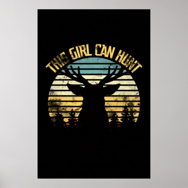 This Girl Can Hunt Classic Poster (Front)