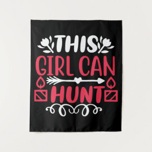 This Girl Can Hunt Essential Tapestry