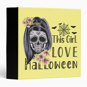 This Girl Love Halloween Binder
