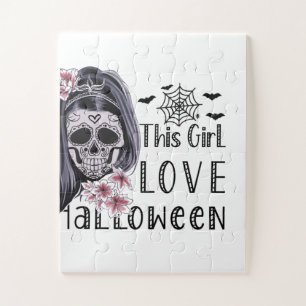 This Girl Love Halloween Jigsaw Puzzle