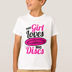 This Girl Loves Big Discs Frisbee Shirt For Women