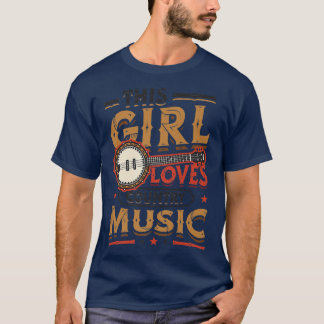 This Girl Loves Country Music 2998 T-Shirt