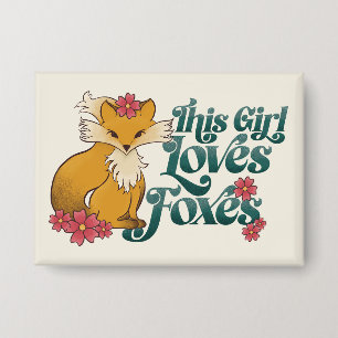 This Girl Loves Foxes with Flowers
