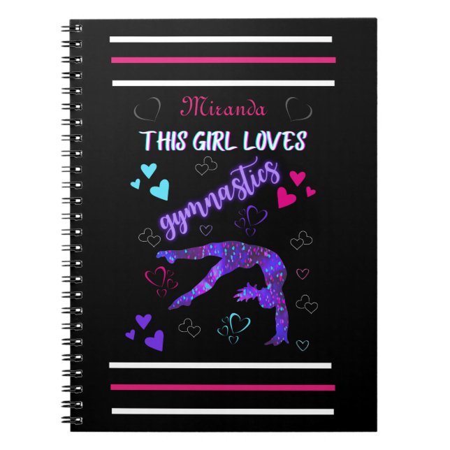 This Girl Loves Gymnastics Notebook (Front)