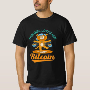 This Girl loves her Bitcoin T-Shirt