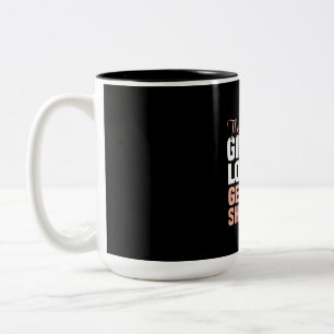 This Girl Loves Her German Shepherd Two-Tone Coffee Mug