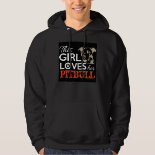 This Girl Loves Her Pitbull 426 Hoodie