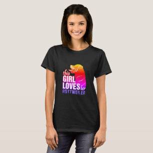 This Girl Loves Her Rottweiler T-Shirt