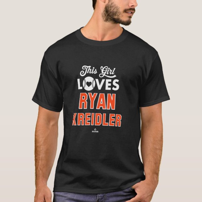 This Girl Loves Ryan Kreidler Detroit Baseball MLB T-Shirt (Front)