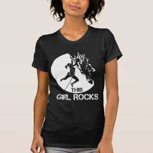 This Girl Rocks Climbing Boulder Carabiner Climber T-Shirt