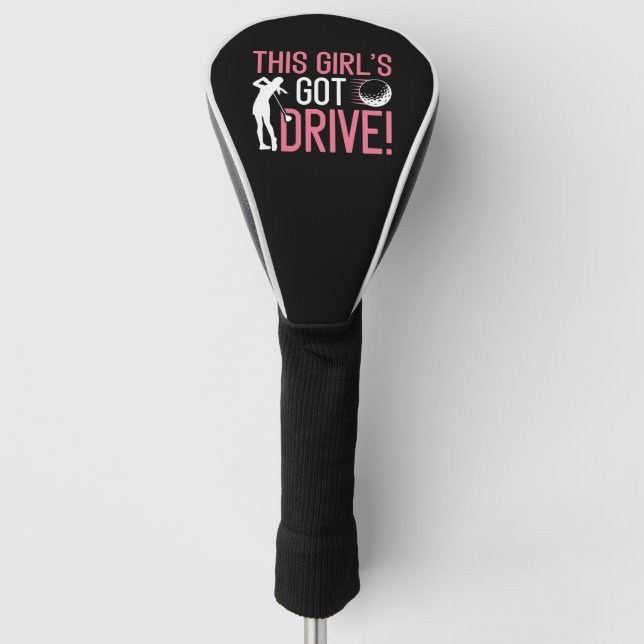This Girl’s Got Drive Golf Head Cover (Front)