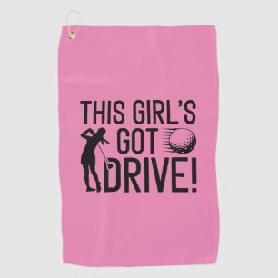 This Girl’s Got Drive Golf Towel