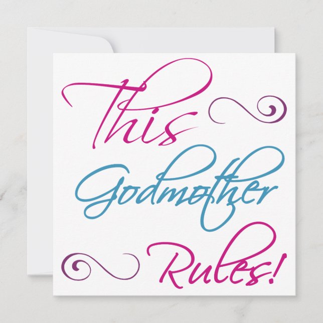 This Godmother Rules (Front)