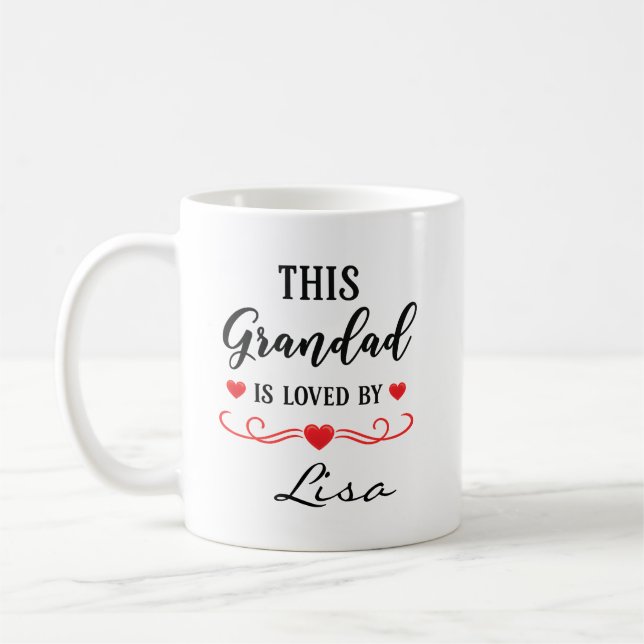 This Grandad Is Loved Personalized Mug Gift Granny (Left)