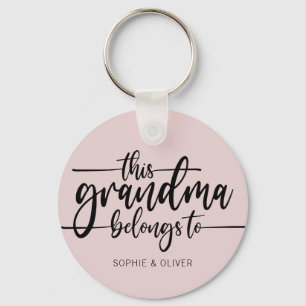 This Grandma Belongs To   Mother's Day Keychain