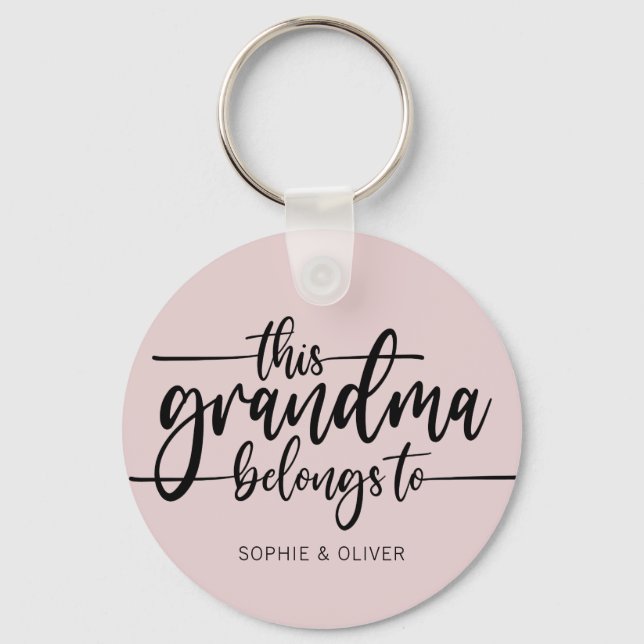This Grandma Belongs To | Mother's Day Keychain (Front)