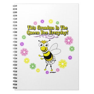 This Grandma Is The Queen Bee Everyday Bee Ring Notebook