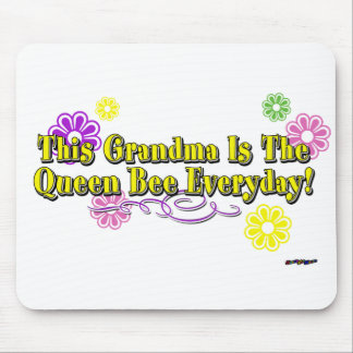 This Grandma Is The Queen Bee Everyday Type Mouse Pad