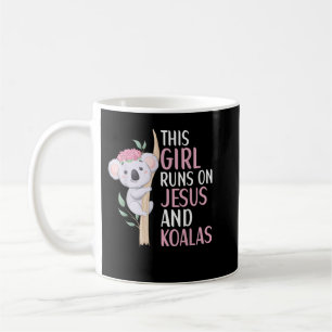 This Grandma Runs On Coffee And Jesus God Religiou Mug