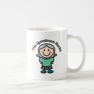 This Grandmom Rocks Gift Idea Coffee Mug