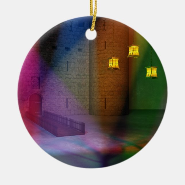 This Great Stage of Fools Ornament (Front)